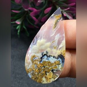 Elegant Multicolor Teardrop Pendant